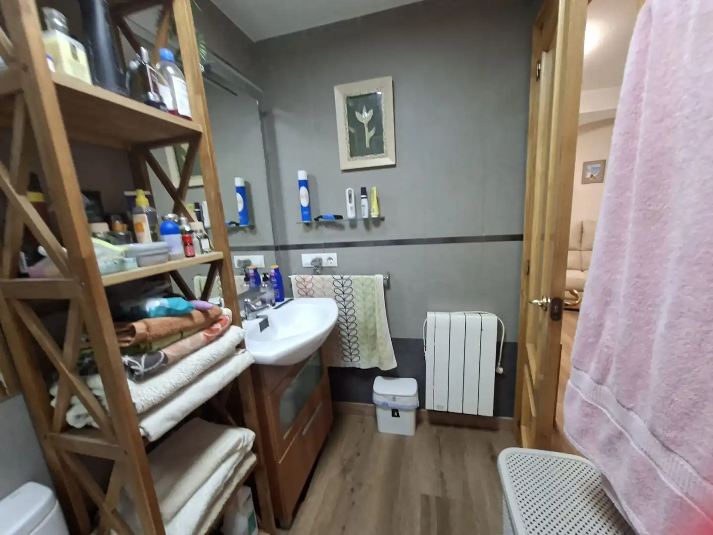 Badezimmer von Wohnung zum Verkauf in Nules mit Klimaanlage, Parkett und Terrasse