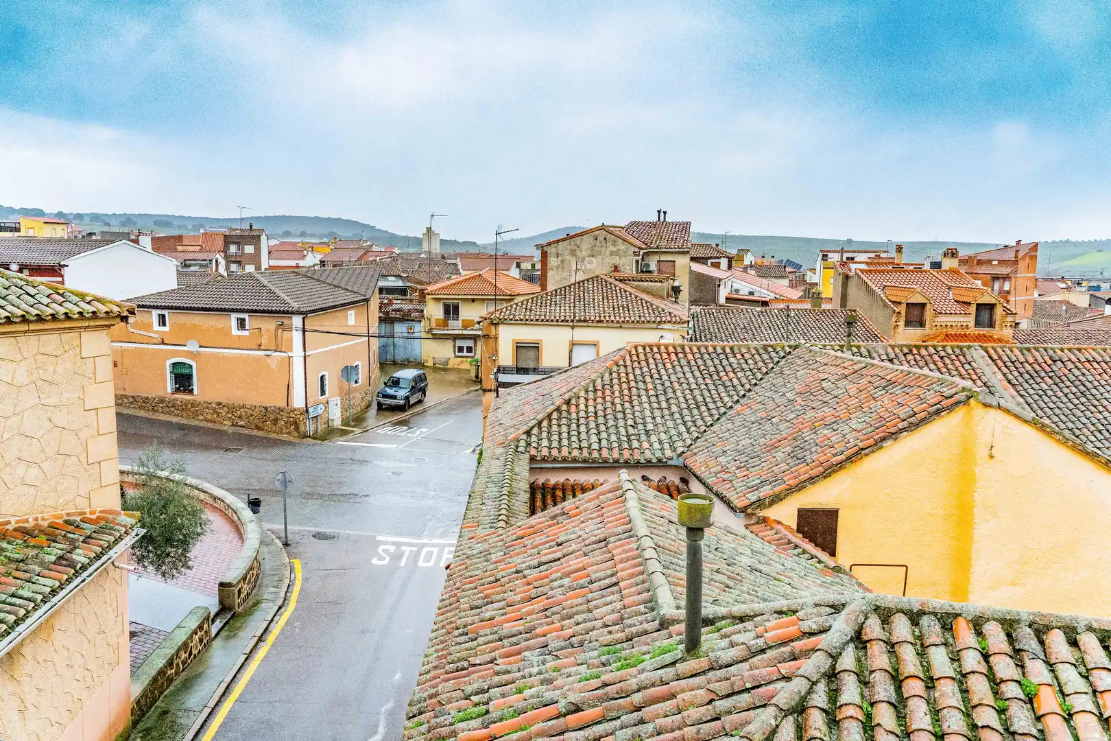 Vista exterior de Ático en venta en Belvís de la Jara con Aire acondicionado, Calefacción y Terraza