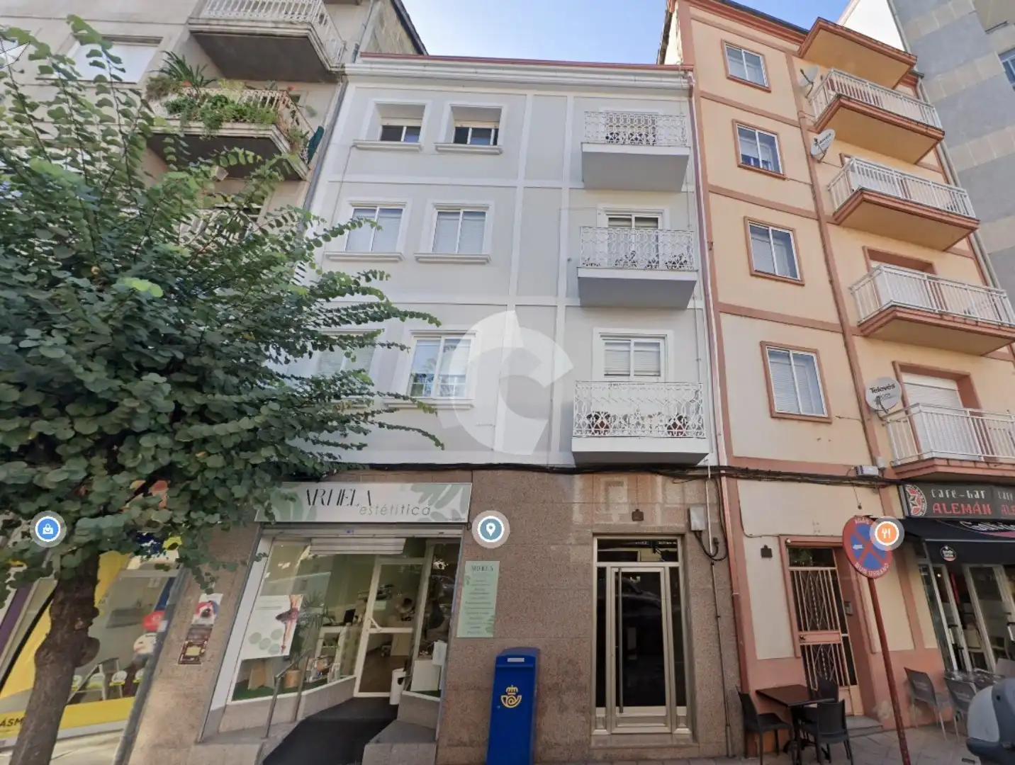Vista exterior de Apartamento en venta en Ourense Capital  con Calefacción y Amueblado