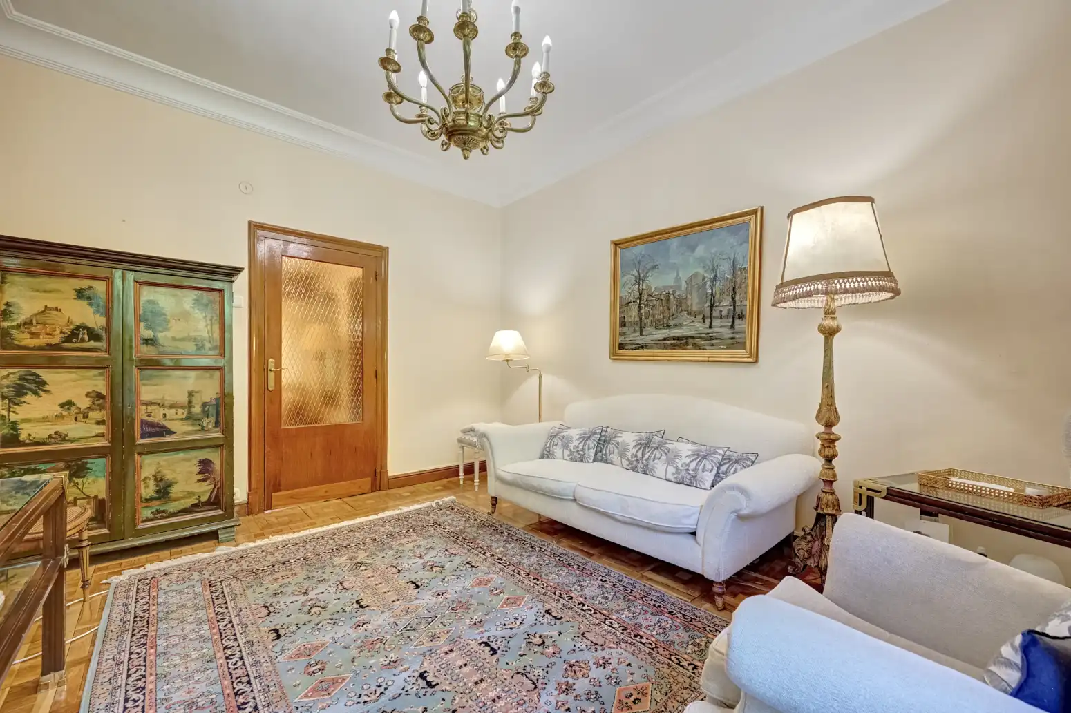 Sala d'estar de Pis en venda en  Pamplona / Iruña amb Calefacció, Parquet i Traster