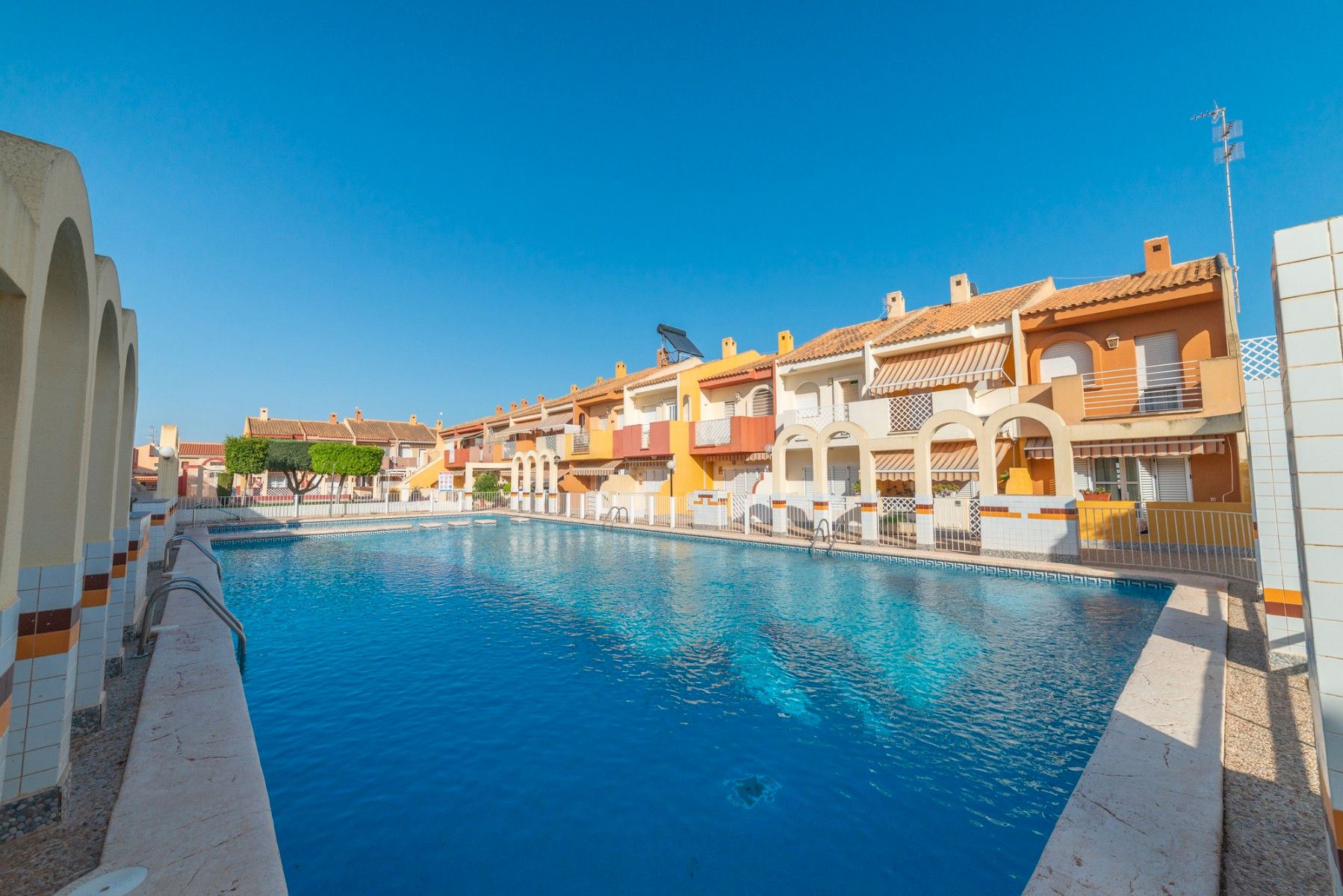 Piscina de Casa adosada en venda en San Javier amb Terrassa, Traster i Balcó