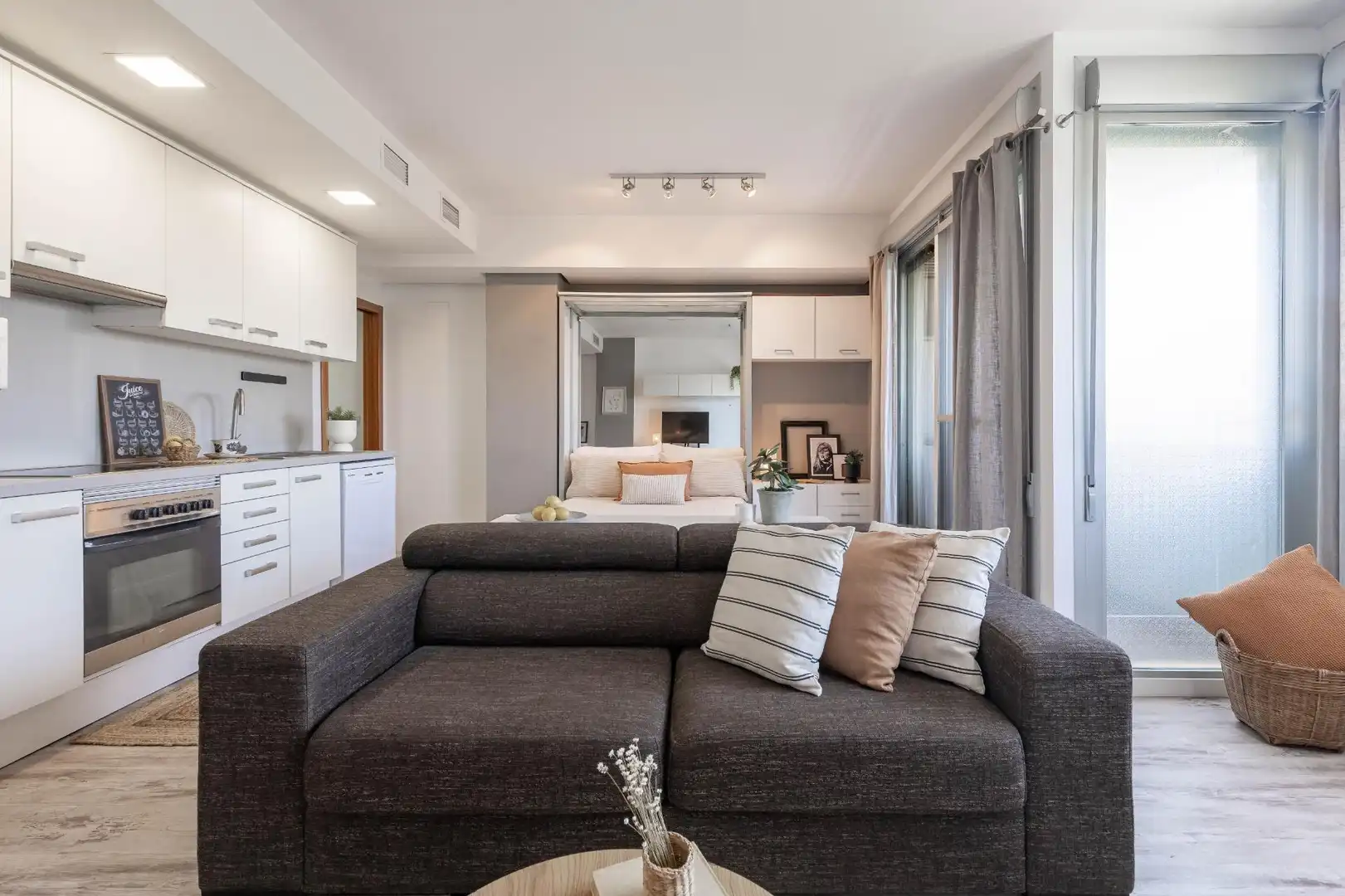 Sala d'estar de Pis en venda en Valencia amb Aire condicionat, Jardí privat i Parquet