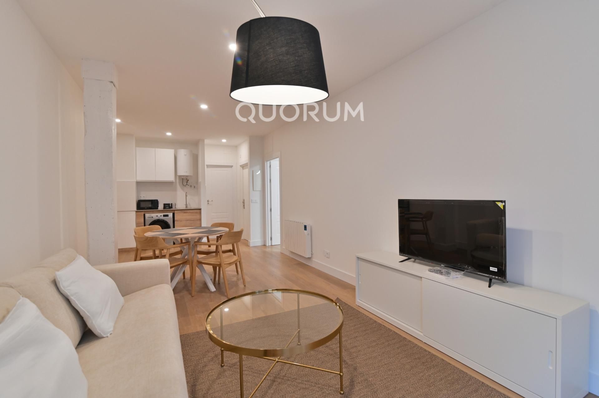 Living room of Flat for rent in Bilbao   with Furnished