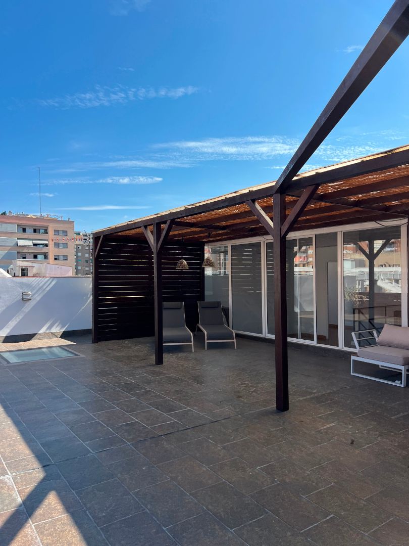 Terrace of Loft to rent in L'Hospitalet de Llobregat  with Air Conditioner, Heating and Private garden