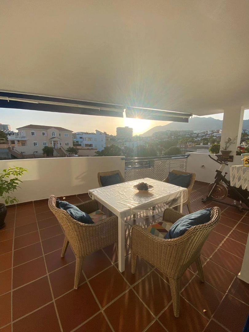 Exterior view of Flat for sale in Benalmádena  with Air Conditioner, Terrace and Storage room