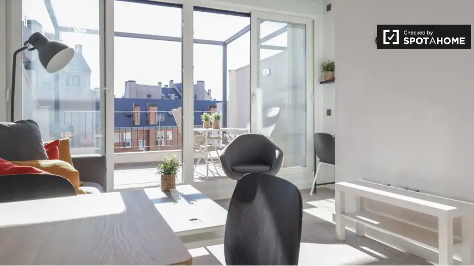 Appartamento con terrazza in affitto a Barrio de Salamanca, imagen 2
