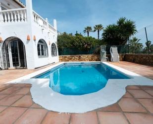 Swimming pool of House or chalet for sale in Manilva  with Air Conditioner, Heating and Private garden