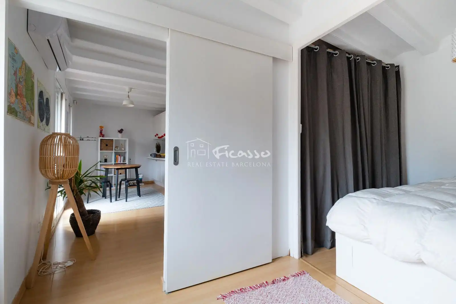 Habitación de Piso de alquiler en Barcelona con Aire acondicionado, Calefacción y Parquet