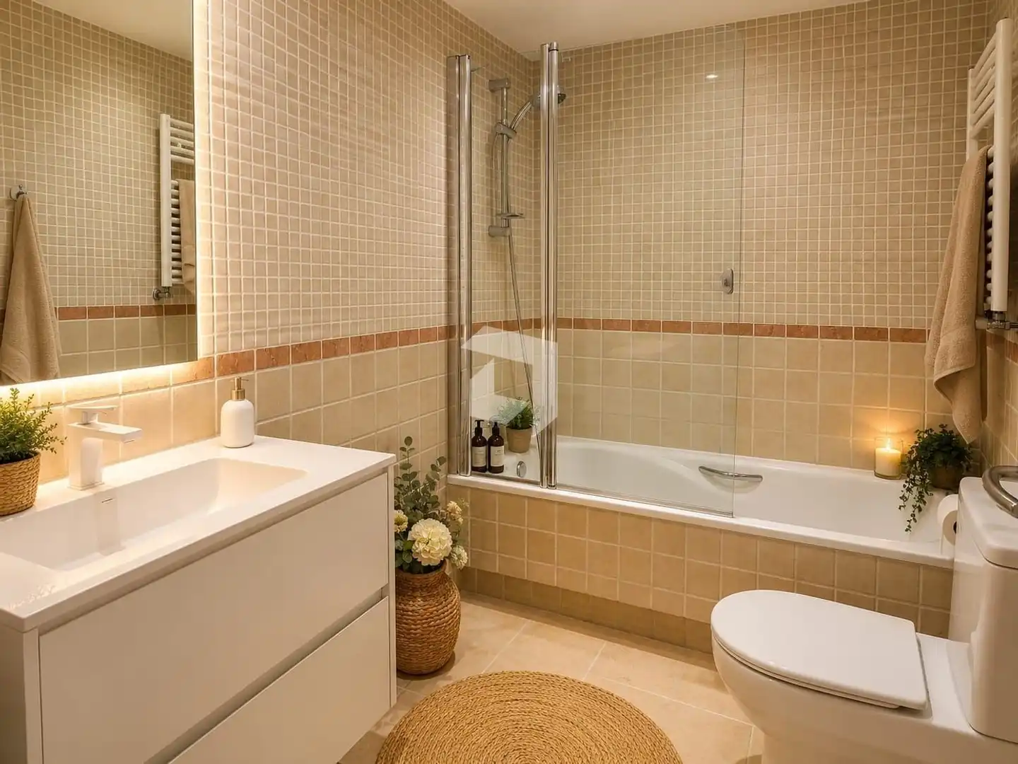 Baño de Ático en venta en Madrid con Aire acondicionado, Calefacción y Terraza