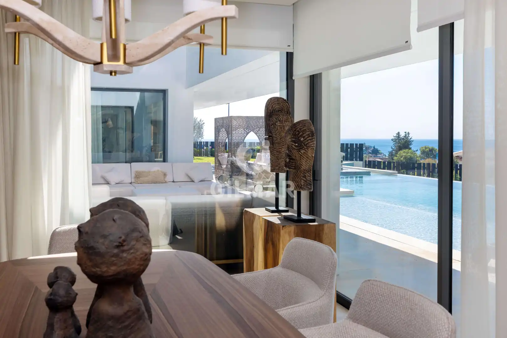 Living room of Houses for sale in Benalmádena  with Heating, Private garden and Swimming Pool