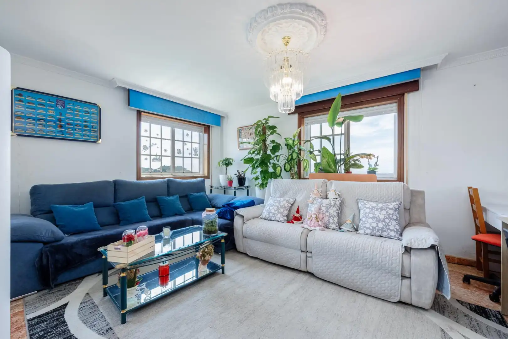 Living room of Houses for sale in Vigo   with Heating, Private garden and Terrace