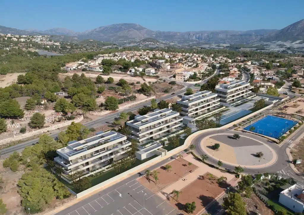 Vista exterior de Apartament en venda en La Nucia