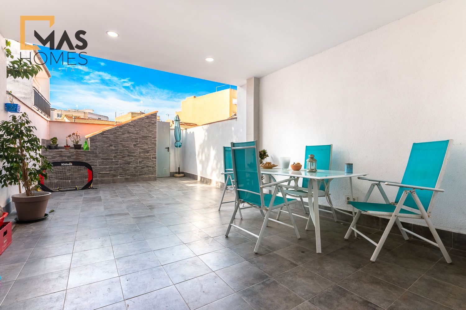 Terrace of Single-family semi-detached for sale in Mollet del Vallès  with Air Conditioner, Heating and Terrace