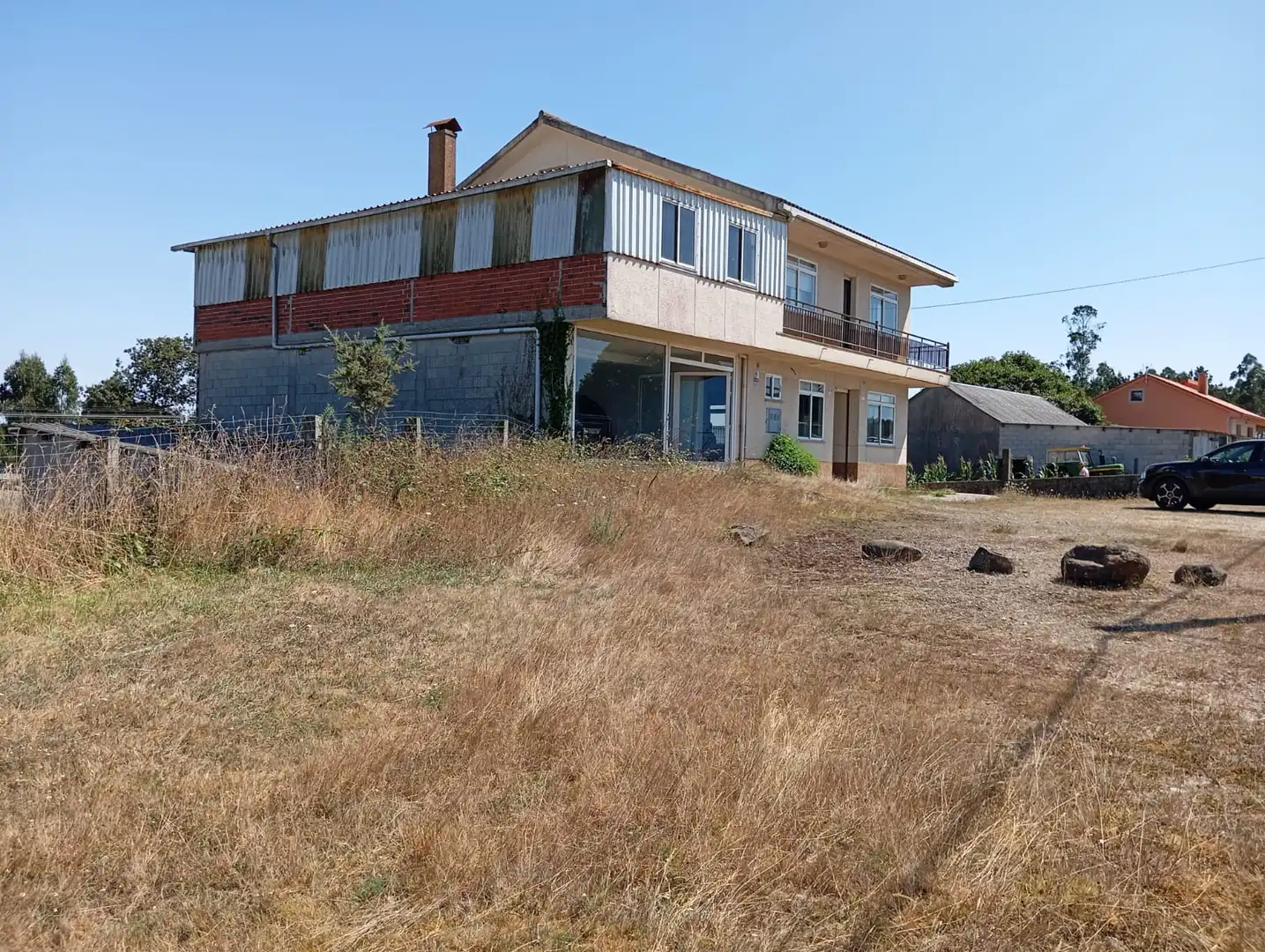 Vista exterior de Casa o xalet en venda en Coristanco amb Moblat