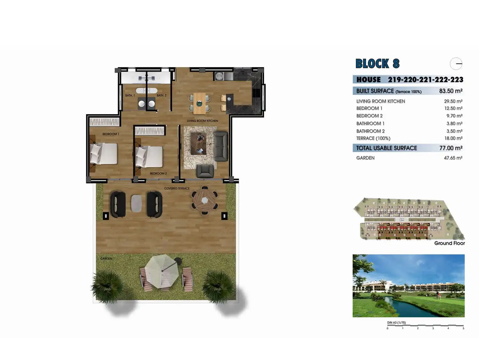 Appartement compact avec terrasse à vendre à Las Lomas de Rame - Bahía Bella, imagen 42