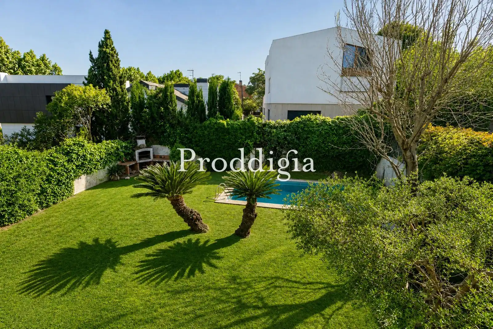 Garden of Houses for sale in Sant Cugat del Vallès  with Heating and Swimming Pool