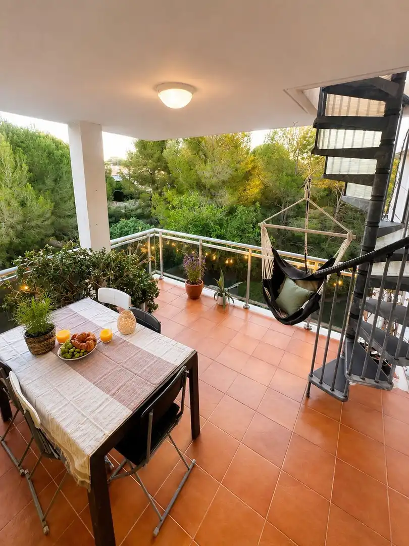 Terraza de Ático en venta en L'Ametlla de Mar  con Jardín privado, Terraza y Amueblado
