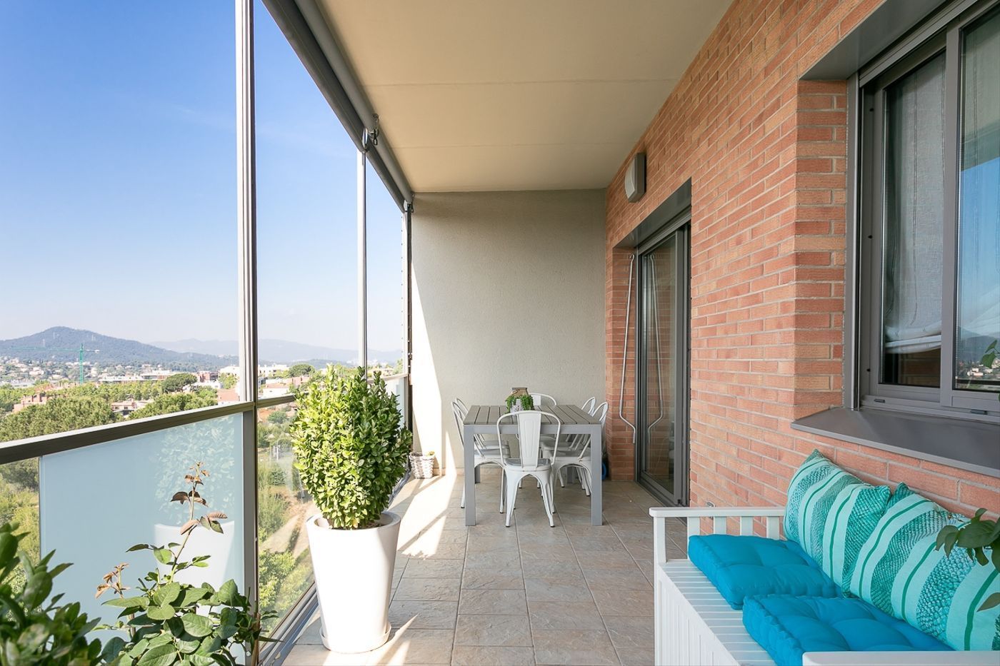 Terrace of Attic for rent in Sant Cugat del Vallès  with Air Conditioner, Heating and Terrace