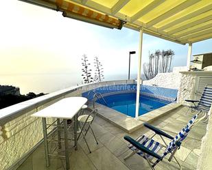 Terrace of Flat to rent in El Sauzal  with Terrace and Swimming Pool