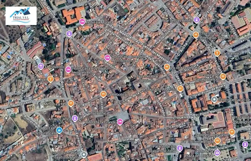 Vista exterior de Piso en venta en Zafra