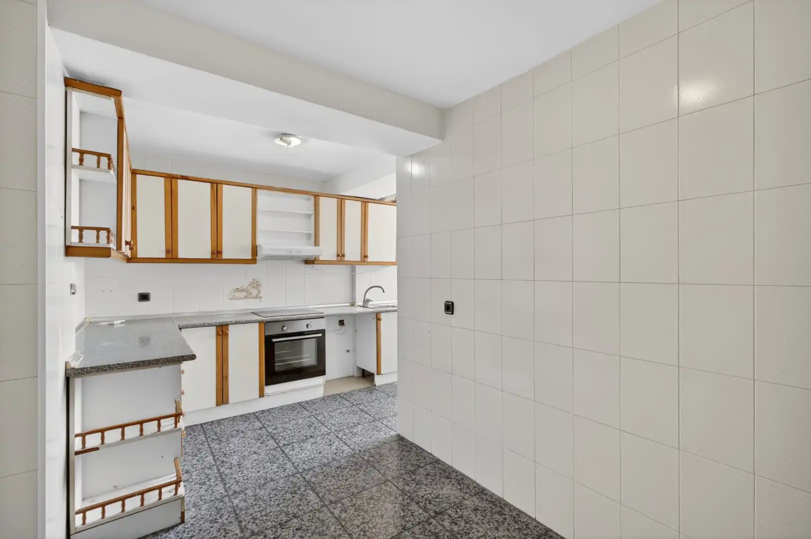 Cocina de Piso en venta en Alicante / Alacant con Terraza y Piscina