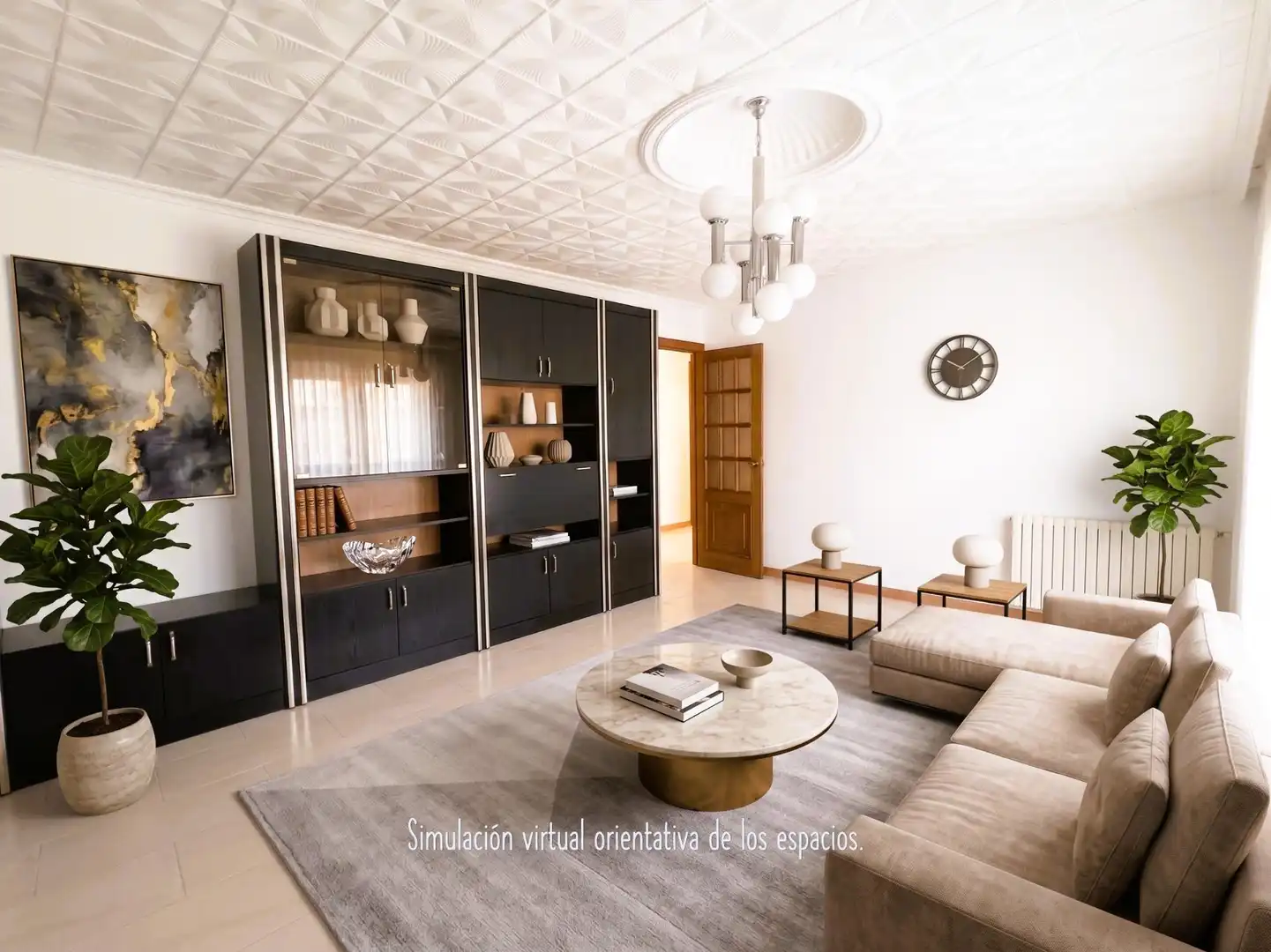 Sala de estar de Casa o chalet en venta en Ourense Capital  con Calefacción, Jardín privado y Terraza