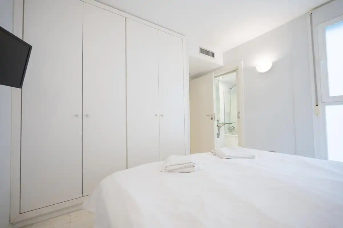 Bedroom of Flat for rent in Eivissa  with Air Conditioner, Heating and Swimming Pool
