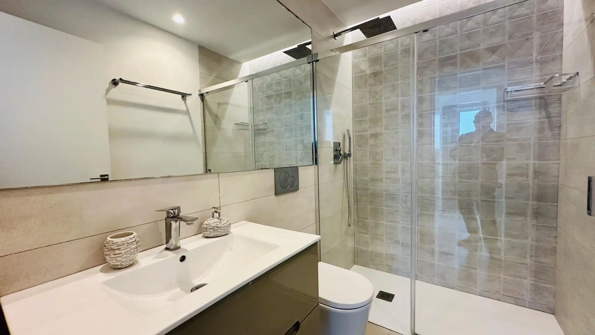 Baño de Ático de alquiler en Finestrat con Aire acondicionado, Calefacción y Terraza
