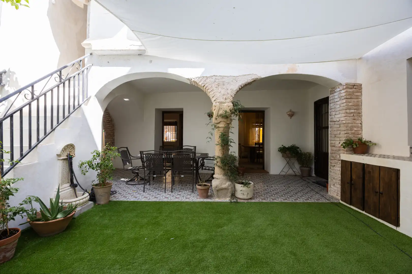Terraza de Casa o chalet en venta en El Puente del Arzobispo con Aire acondicionado, Calefacción y Jardín privado