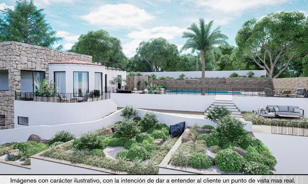 Jardín de Casa o chalet en venta en El Campello con Aire acondicionado, Calefacción y Jardín privado