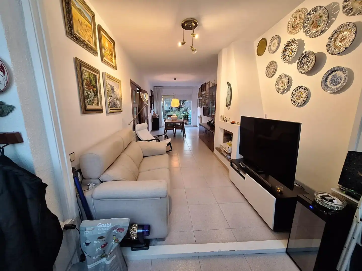 Living room of Detached homes for sale in Sabadell  with Air Conditioner, Private garden and Terrace