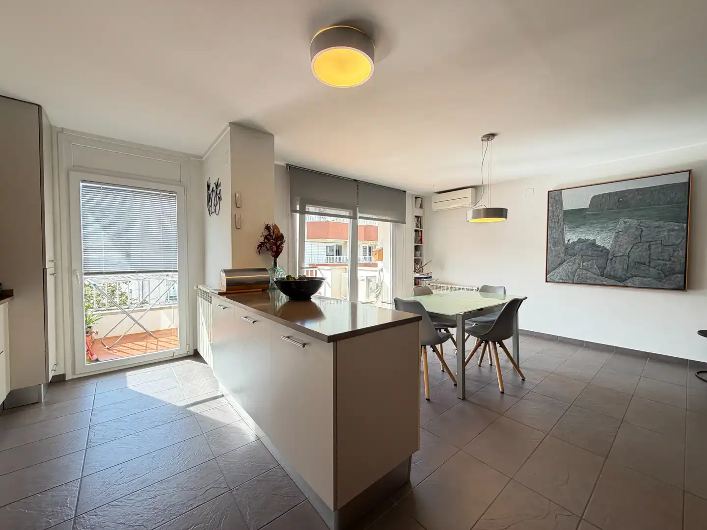 Kitchen of Apartments for sale in Roses  with Air Conditioner, Heating and Terrace