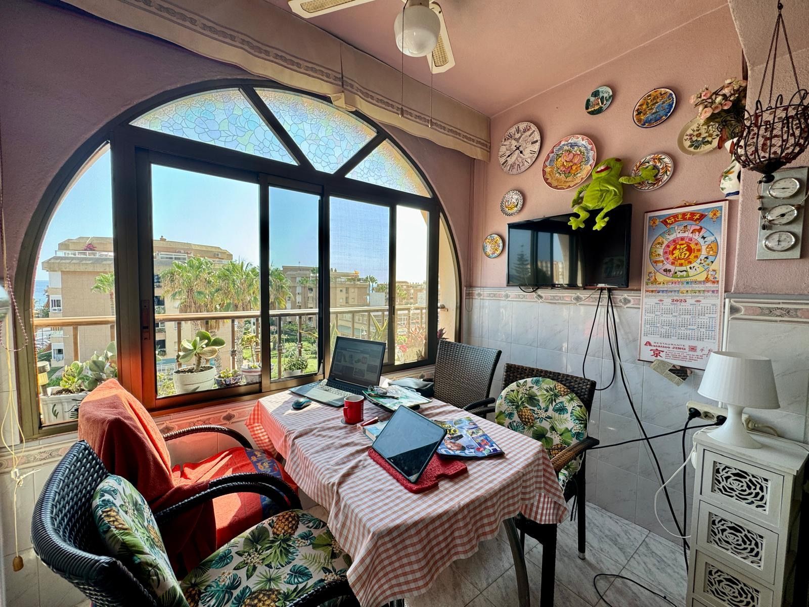 Dining room of Flat for sale in Torrox  with Air Conditioner and Storage room