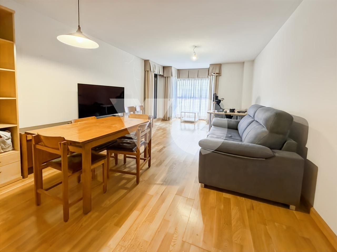 Sala de estar de Piso en venta en  Madrid Capital con Aire acondicionado, Calefacción y Parquet