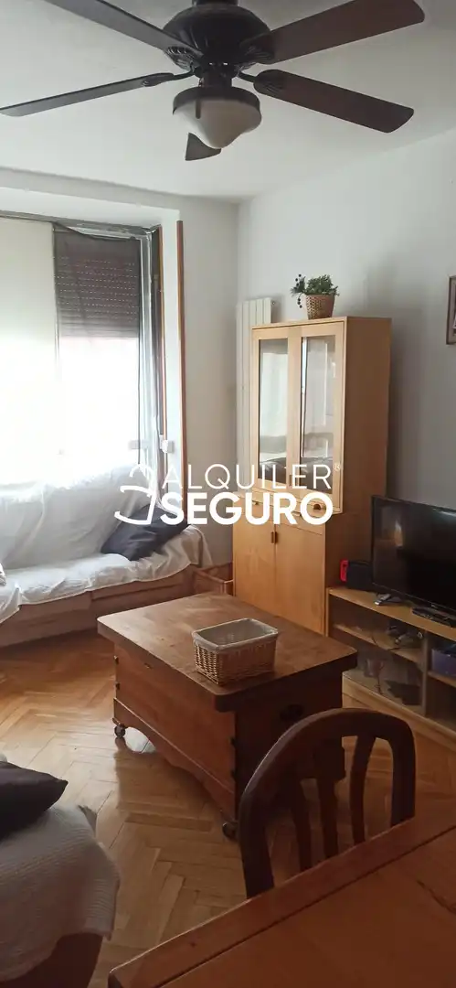 Living room of Flat for rent in Madrid  with Heating