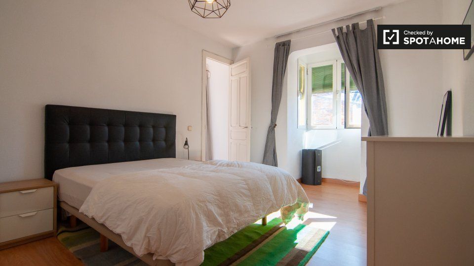 Bedroom of Flat to rent in  Madrid Capital  with Air Conditioner, Heating and Furnished