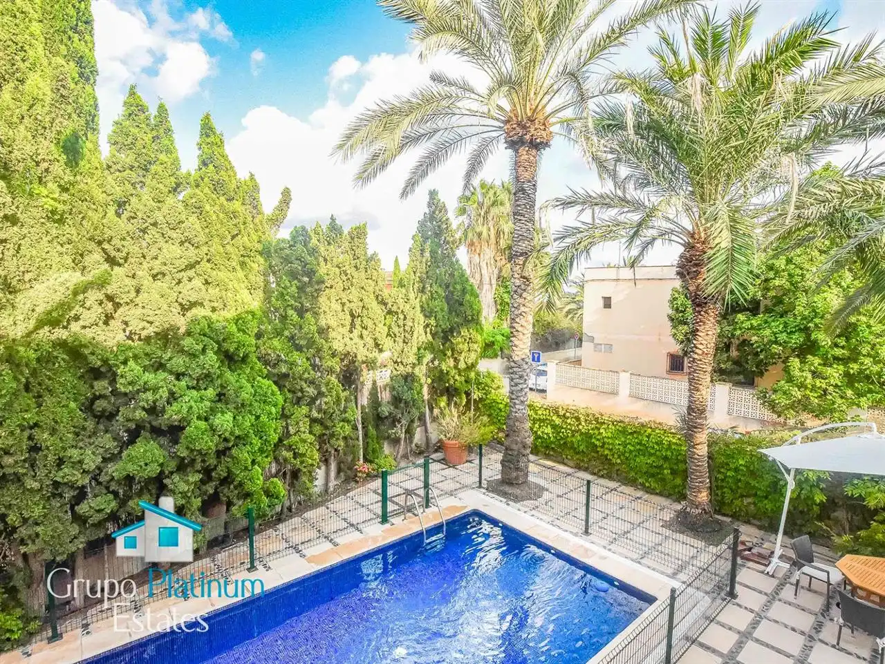 Piscina de Casa o xalet en venda en Águilas amb Aire condicionat, Jardí privat i Piscina