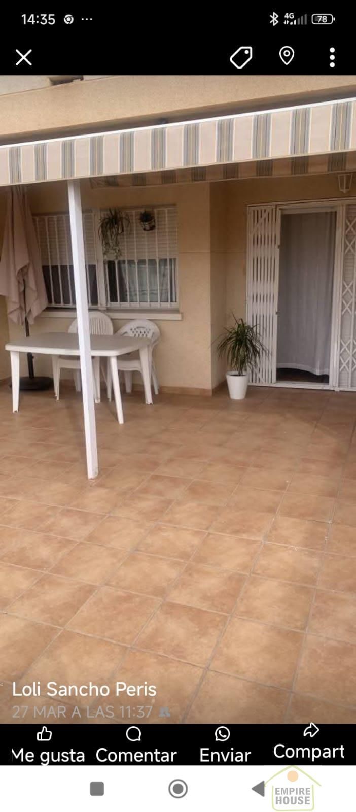 Terrassa de Estudi de lloguer en Canet d'En Berenguer amb Terrassa i Moblat