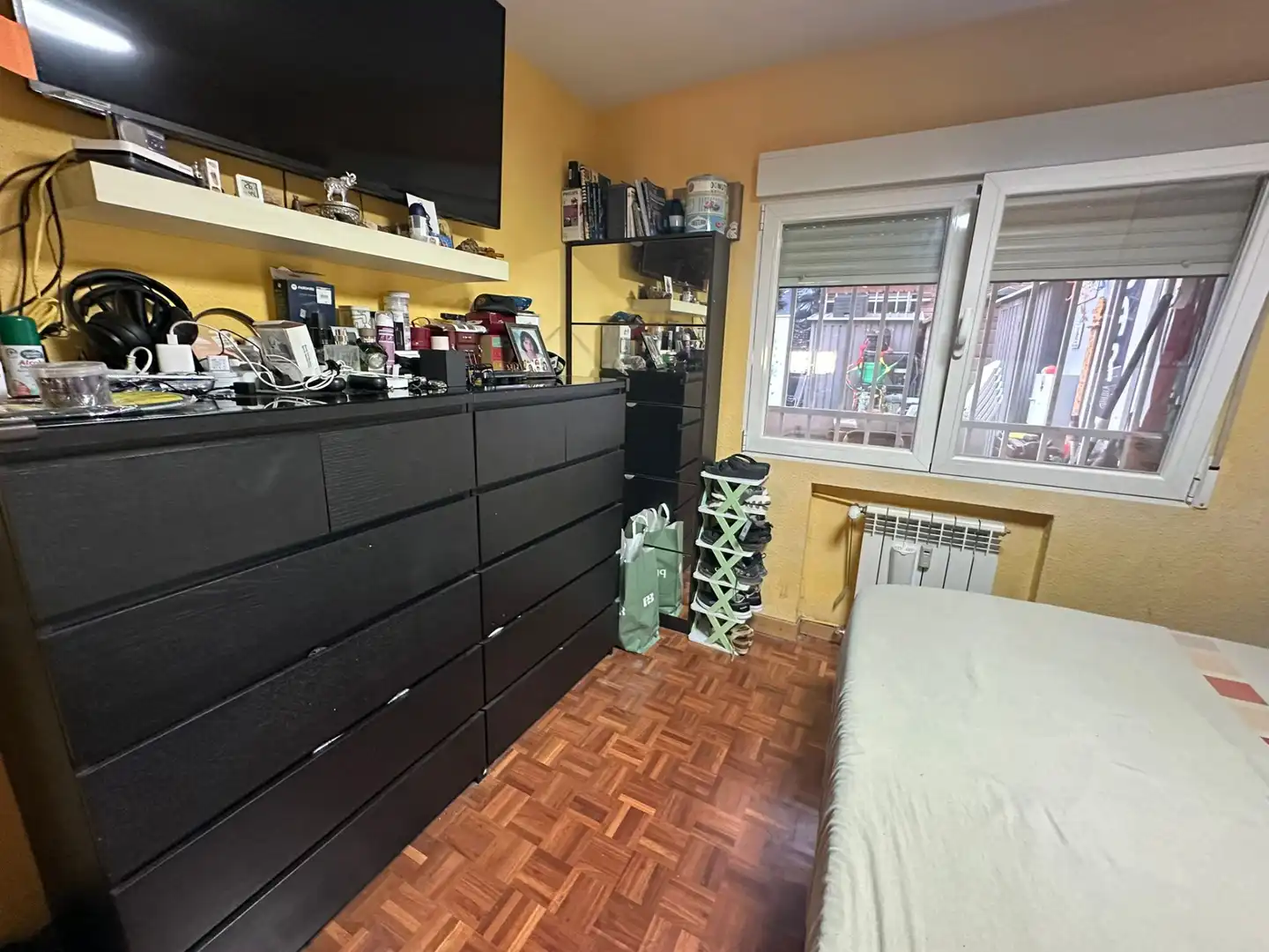 Schlafzimmer von Wohnung zum Verkauf in Madrid mit Klimaanlage, Heizung und Terrasse