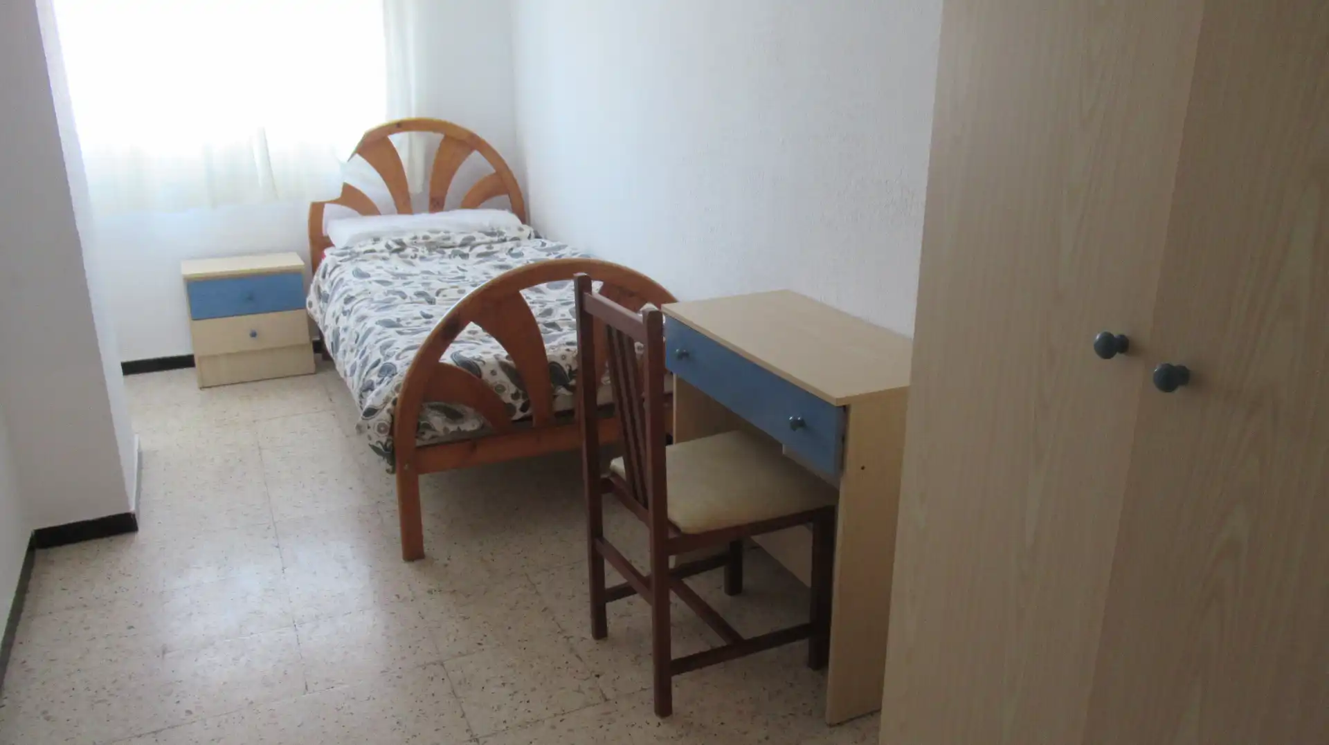 Bedroom of Flat for rent in Badajoz  with Furnished, Washing machine and Microwave