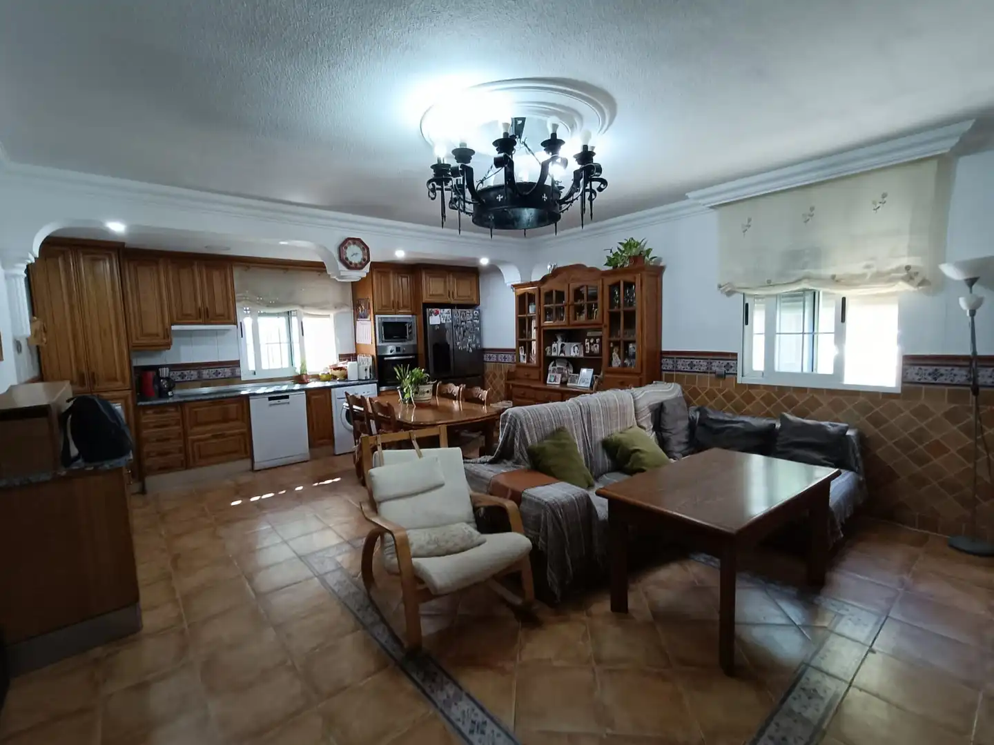 Cocina de Casa o chalet en venta en Ciudad Real con Aire acondicionado, Jardín privado y Piscina
