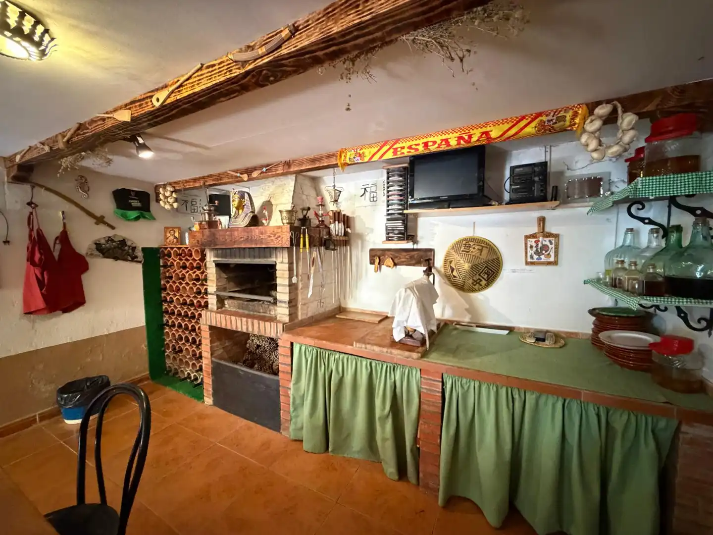 Cocina de Finca rústica en venta en Traspinedo con Calefacción, Jardín privado y Terraza
