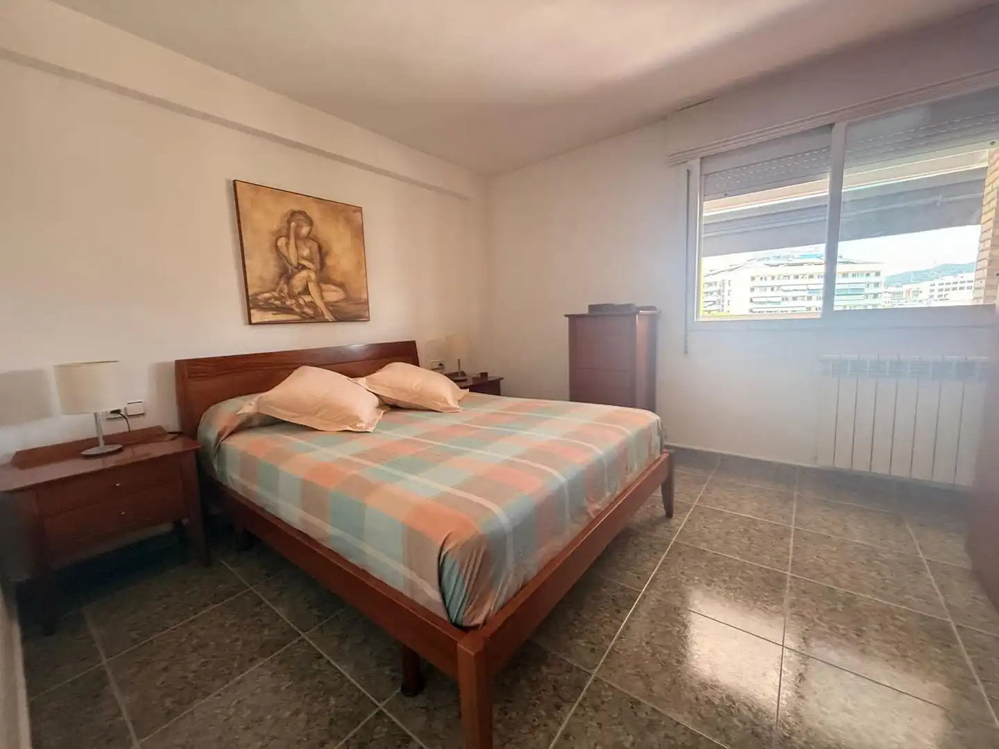 Schlafzimmer von Wohnung zum Verkauf in Cornellà de Llobregat mit Heizung und Balkon