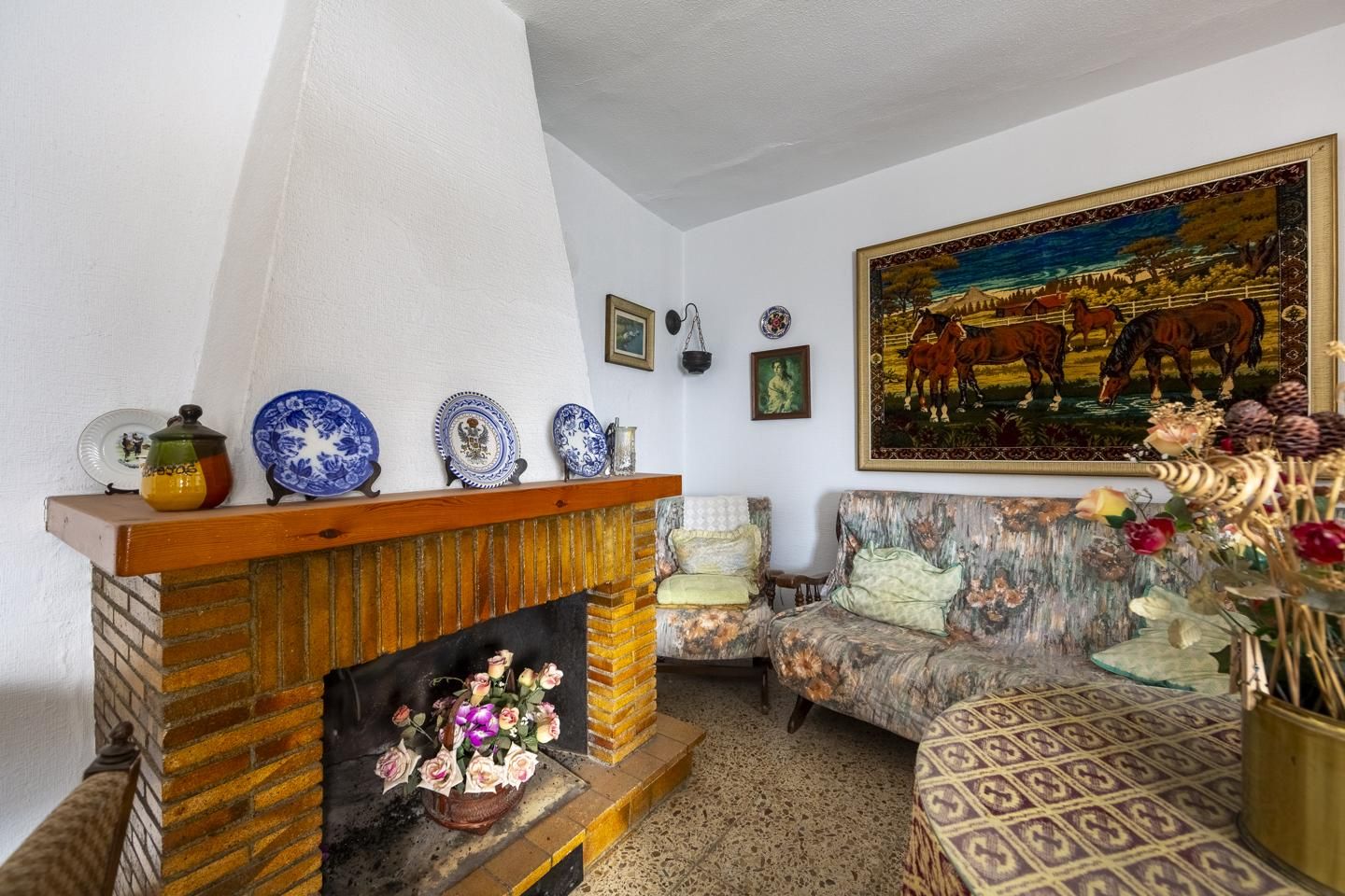 Sala d'estar de Casa o xalet en venda en  Almería Capital amb Aire condicionat, Terrassa i Traster