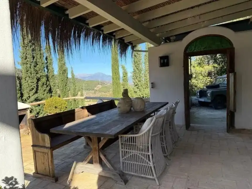 Terraza de Finca rústica en venta en Monda con Aire acondicionado, Jardín privado y Terraza
