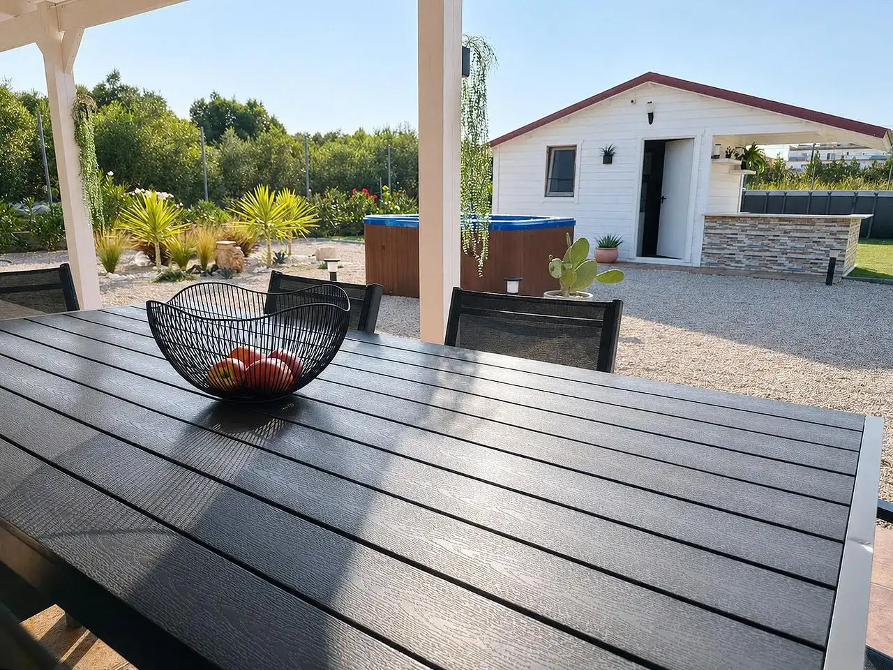 Terraza de Finca rústica en venta en Ulldecona con Jardín privado, Terraza y Piscina