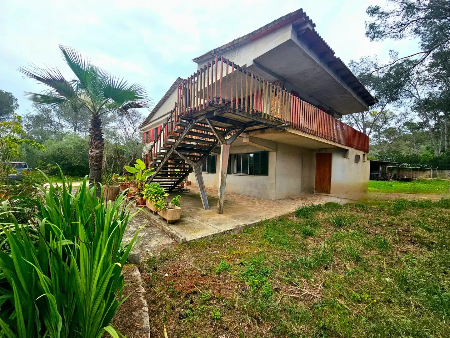 Vista exterior de Finca rústica en venda en Algaida amb Calefacció, Jardí privat i Traster