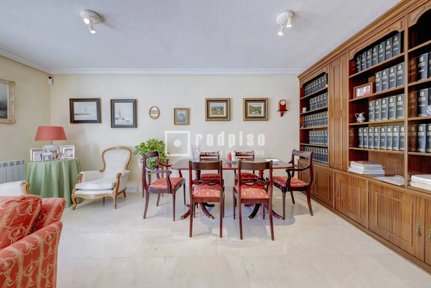 Dining room of Houses for sale in Pozuelo de Alarcón  with Air Conditioner, Heating and Parquet flooring