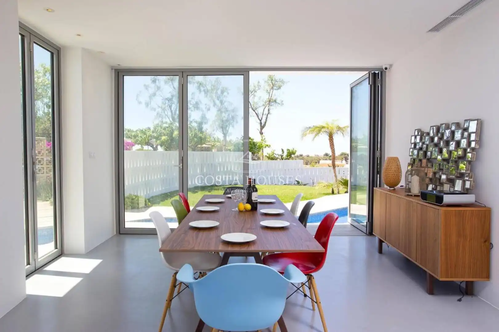 Dining room of Houses for sale in Jávea / Xàbia  with Air Conditioner, Private garden and Terrace