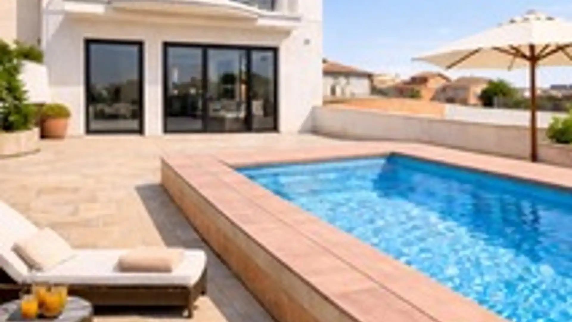 Swimming pool of Flat for sale in Bellpuig  with Air Conditioner, Heating and Private garden